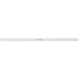 Starrett 667M-10 Steel Thickness Feeler Gage, 0.10mm Thickness, 12.7mm Width, 300mm Length