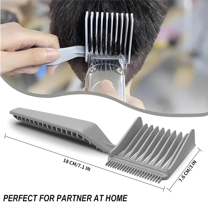 Itadaku 3-Pack Fade Comb Set, Curved Fade & Positioning Comb
