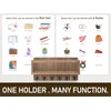 Rebee Vision Farmhouse Key Holder for Wall with Mail Storage