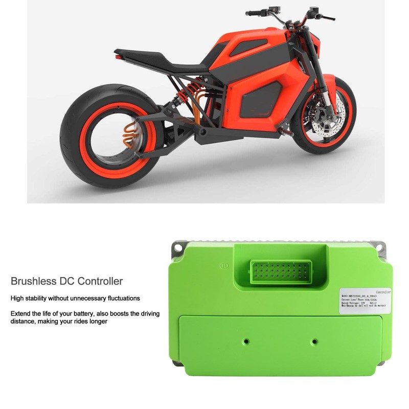 WGFOIP 72V 200A Brushless Motor Controller, Sine Controller Self Learning