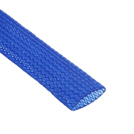 sourcing map Expandable Sleeving,1 3/16-inch 10ft Cable Sleeve, Blue