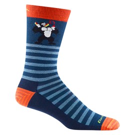 Darn Tough Men's Animal Haus Crew Lightweight Sock (Style 6066) - Deep Water, Large