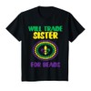 Kids Will Trade Sister For Beads Funny Mardi Gras Family