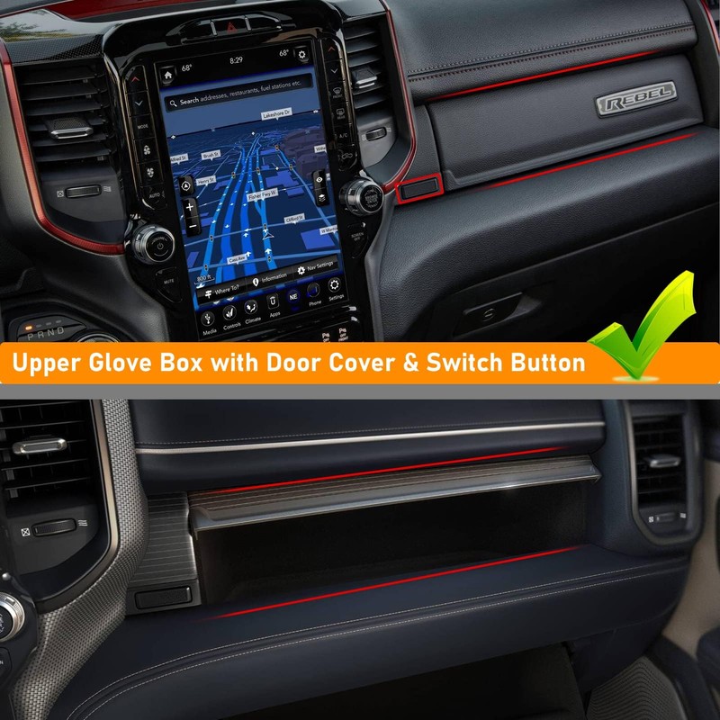 Moonlinks Compatible with Dodge Ram 1500 2500 3500 Glove Box