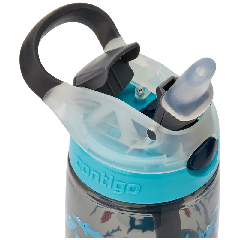Contigo Gizmo Flip 'Autospout' Kids Water Bottle - Shark 414ml