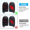 REMOCH Key Fob Cover for Dodge Accessories 5 Button Key