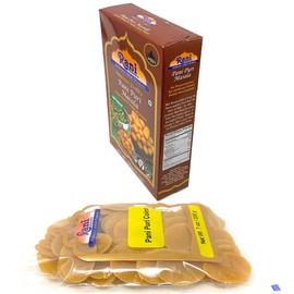 Rani Pani Puri Coins (Uncooked, Microwaveable wheat and Semolina Coins) 7oz (200g) with Pani Puri Masala (14-Spice Blend for Indian Spicy Water) 3.5oz (100g) ~ All Natural | Vegan | NON-GMO