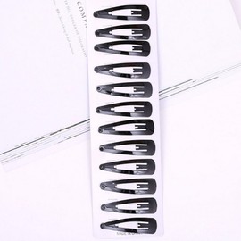 Snap Hair Clips 12-Pack 5ea