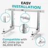 Heavy-Duty Outdoor Mini Split Wall Mount Bracket | Weatherproof Mini