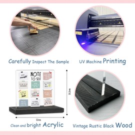 Note to Self Decor Sign, Mental Health Therapy Office Motivational Decor Gifts for Women Men Employees Coworkers School Psychologist Counselor Negative Thoughts Decorative Signs Plaques GXX60