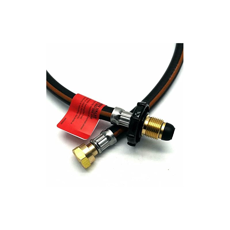 2m Meter Handwheel POL x W20 NRV Pigtail Caravan Propane
