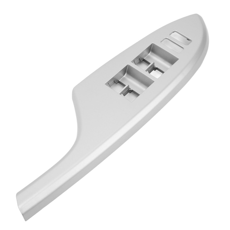 Car Window Switch Trim Bezel Silvery Armrest Glass Lift Switch