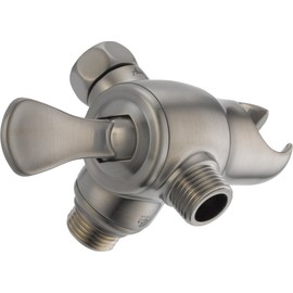 Delta Faucet U4920-SS-PK 3-Way Shower Arm Diverter with Handshower Mount, Stainless,1 cm