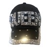 Popfizzy Queen Hats for Women, Bedazzled Queen Gifts, Bling Hats