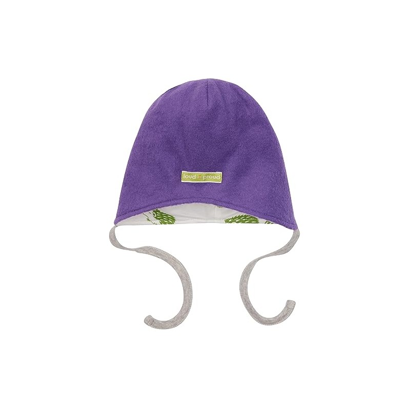 loud + proud Unisex Kids Beanie Hat, Violet