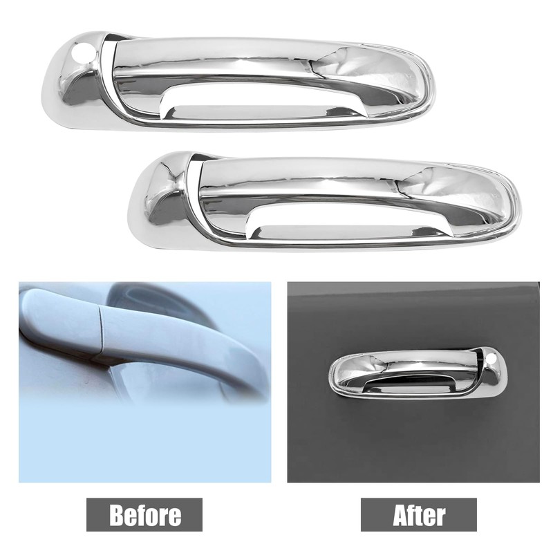 Anxingo 4 Pcs Car Door Handles and 1 Pcs Rear