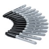 Ezzgol Permanent Markers Bulk, 150 Pack Fine Tip Black Permanent