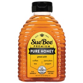 Sue Bee Pure Premium Honey, USA Beekeepers, 24 oz Packaging May Vary