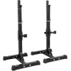 for 2PCS Squat Rack Adjustable 40"-66" Bench Press Stand Dumbbell