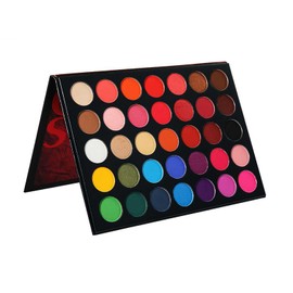 FUYUERO 35 Colors Selectable Mat for Beginners Professional Stage Makeup/Cosplay Bright Eyeshadow Palette for Professional Salon, Wedding, Party, Cosplay Makeup, Virtual Makeup (35)