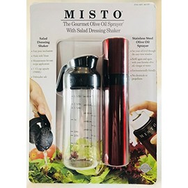 Misto Oil Sprayer & Salad Dressing Shaker-Red