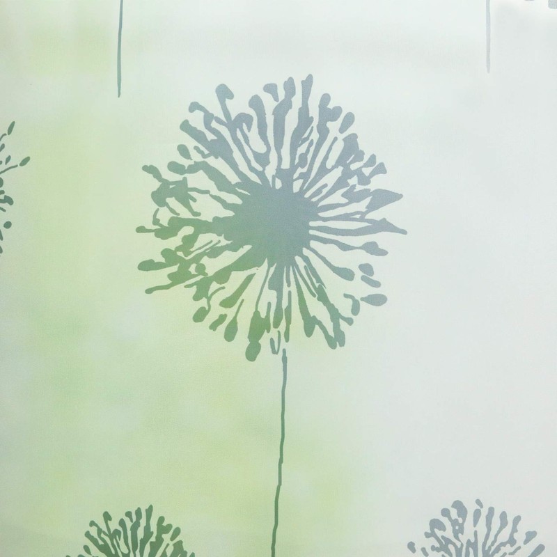 ESLIR Modern Bistro Curtain with Loops Kitchen Curtains Transparent Dandelion