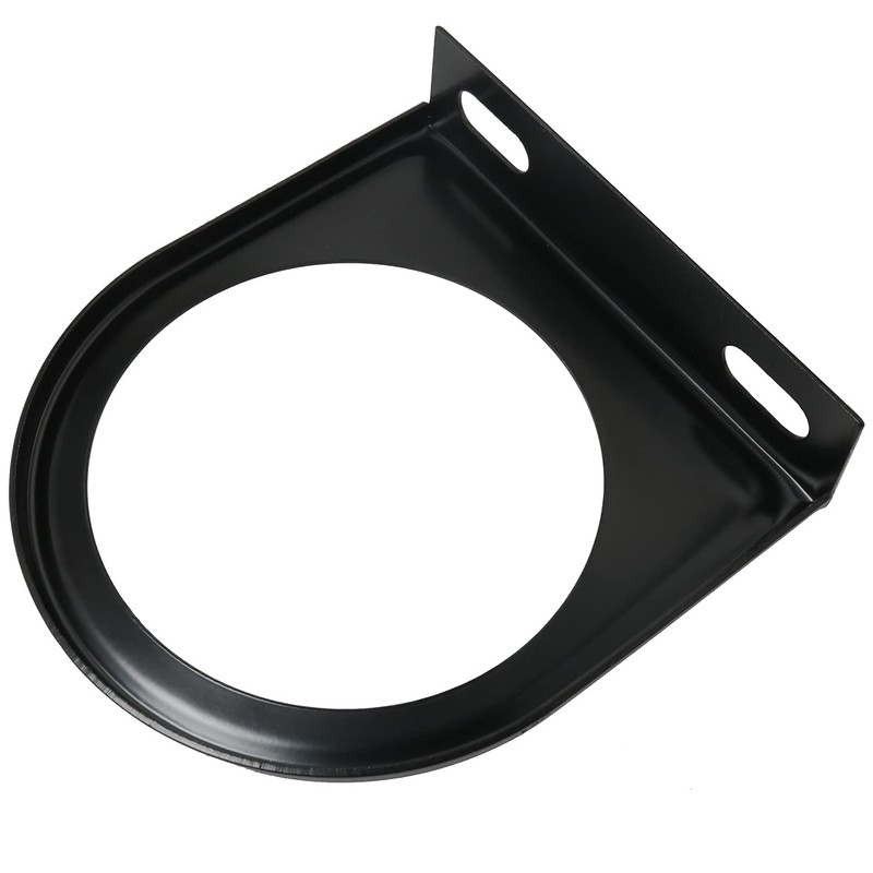 JJHXSM 2Inch Gauge Panel 2Inch/52mm Black Single Gauge Chrome Mounting