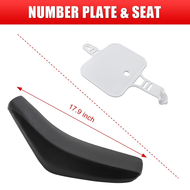 ABS Plastics Kit with High Elasticity Tall Seat, Pit Dirt