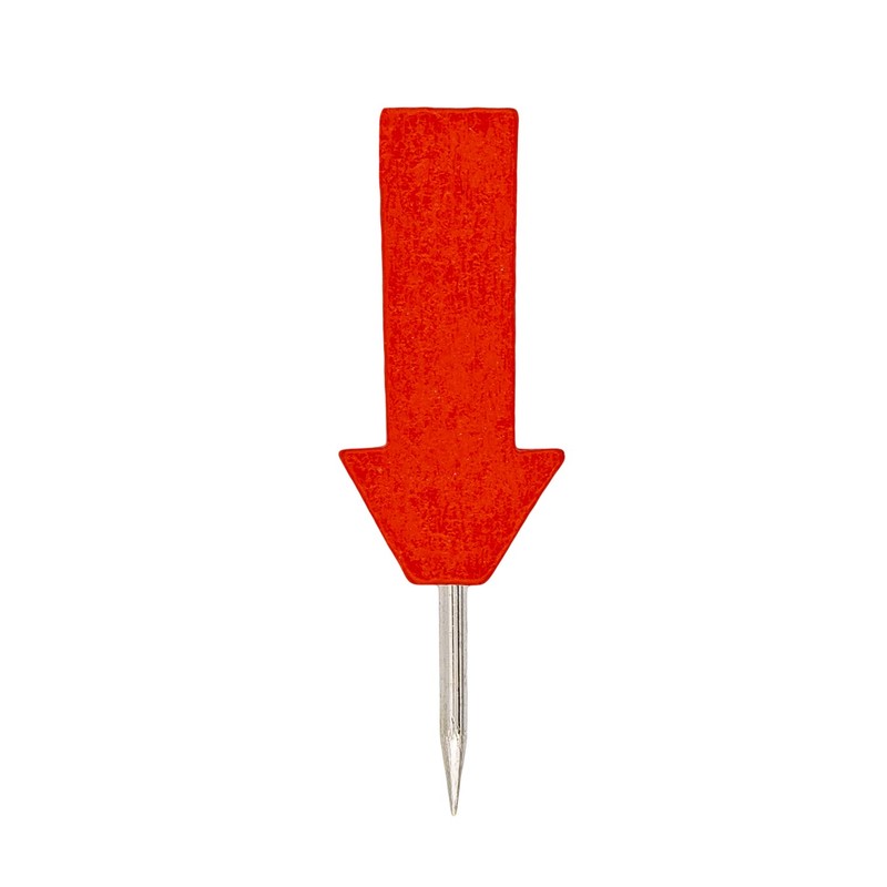 K3T 48315 Push Pins Arrows Pack of 20 Red