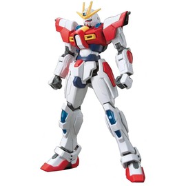BANDAI SPIRITS HGBF Gundam Build Fighters Tri-Build Burning Gundam 1/144 Scale Color-coded Plastic Model