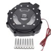 HONGK 2005-2008 Suzuki GSXR1000 Black w/ Blue LED Left Engine
