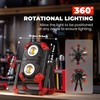 Yzoni 2 Pack LED Work Light Rechargeable, 2 COB 2500LM