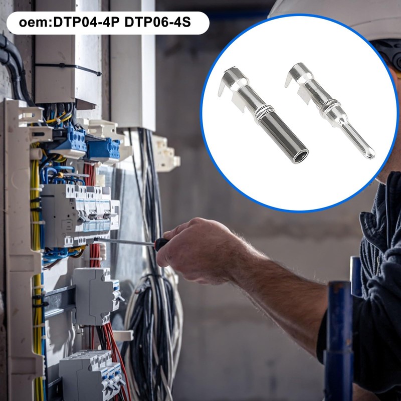 eMagTech 1 Set DTP Series 4-Pin Waterproof Connector DTP04-4P DTP06-4S