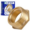 Brass Reducer with External and Internal Thread 1/2"-3/8" - Warranty