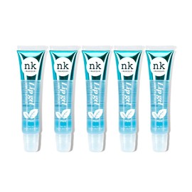 NK lip gloss gel 15ml Vitamin E, Shiny, Nourishes, Lip gel (Mint, Pack Of 5)