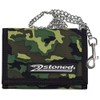 2Stoned Wallet Embroidered with Chain and Velcro Fastening Camo Gym