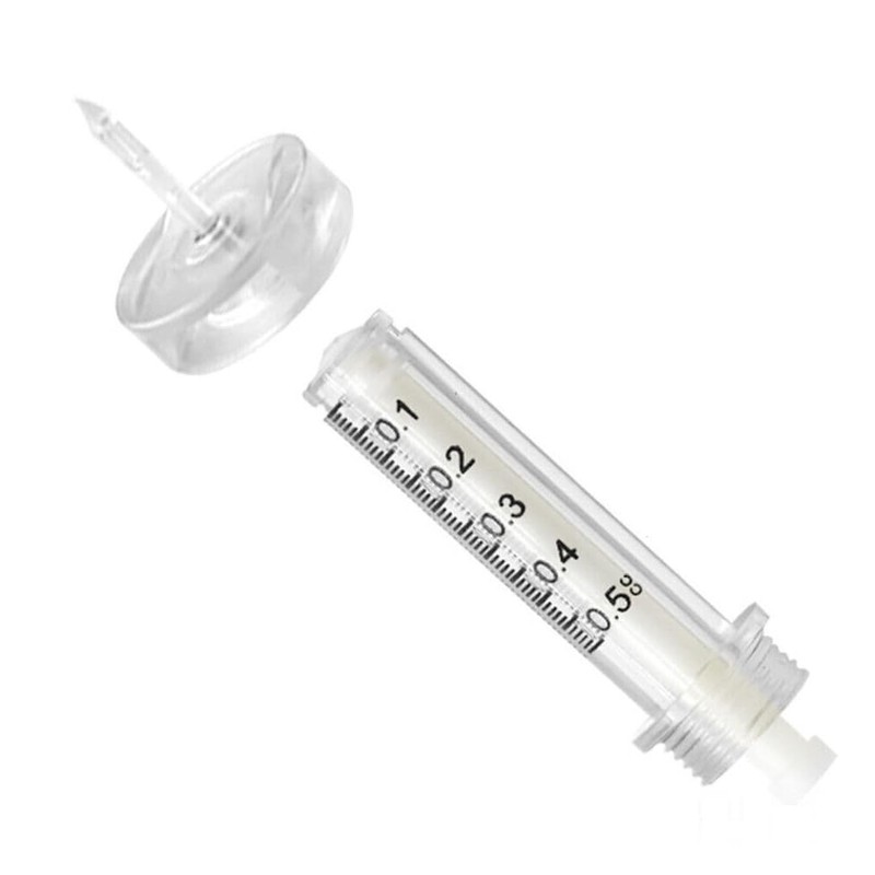 QiQiBaby Disposable 10pcs 0.5ml Empty Ampoule with 1pc Adapter Cap
