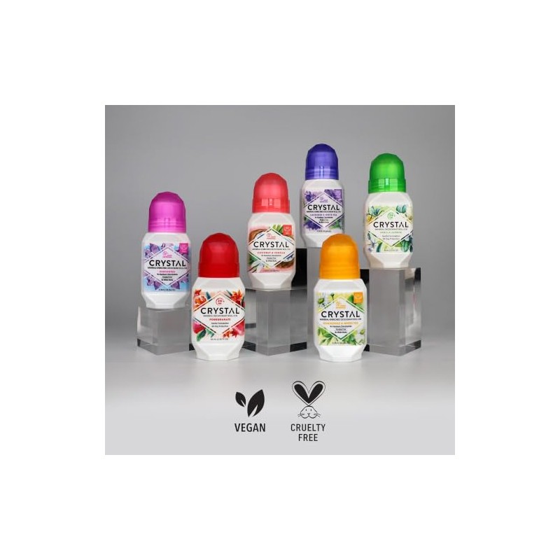 Crystal Essence Roll-On Deodorants, Púrpura