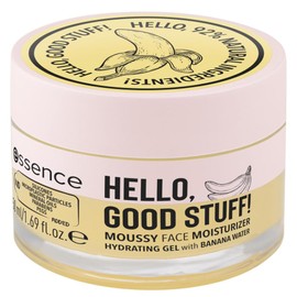 essence HELLO, GOOD STUFF! MOUSSY FACE MOISTURIZER, Make-Up, Foundation, Transparent, Nourishing, Moisturising, Soothing, Natural, Vegan, Alcohol Free (50 ml)