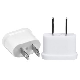 Converting Plug, Portable Plug, Power Supply, Converting Plug Type, For Domestic and International Electrical Appliances, Outlet Converting for International Travel, Set of 2