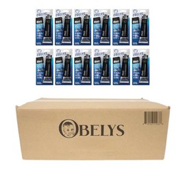 Obelys Black Oil Resistant Gasket Maker RTV Silicone - 12-Pack Bundle - Maximum Fluid Resistance & Leak-Proof Seals - High-Temperature, High-Flexibility, Sensor-Safe Gasket Sealant - 3oz Squeeze Tube