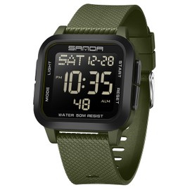 findtime Men's Digital Watch Sports Waterproof Wath Military Alarm Stopwatch Running Watch Electronic Outdoor