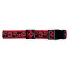 The Worthy Dog Poppies Dog Collar, Adjustable High Density Nylon