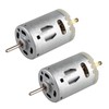 HALJIA 2 pezzi 385 Micro motore CC 12V 10000 giri/min