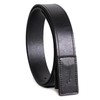 POYOLEE No Buckle Leather Belts Mechanic Belt for Men Adjustable