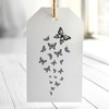 Newstamps Stamp Butterfly Swarm Motif Stamp Large Wooden & Rubber