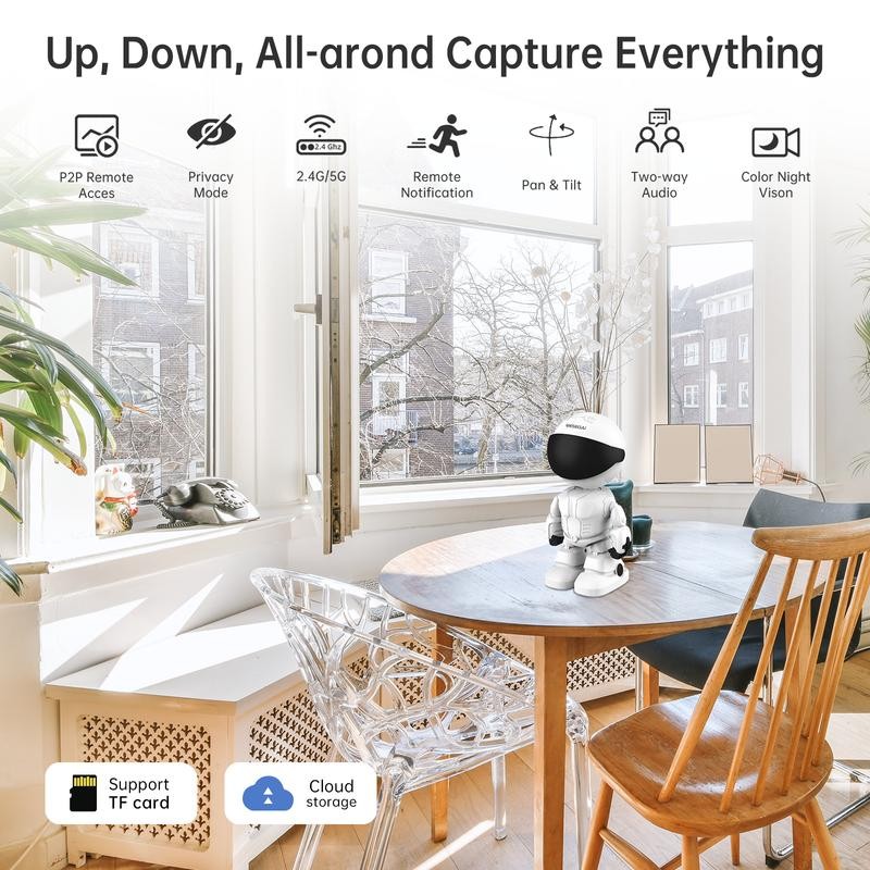 NoahTec Pet Home Security Camera 3 Megapixel with Motion Detection
