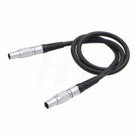 HangTon 0B 2 Pin Male to 2 Pin Male Power Cable for Teradek Bolt Bond, ZCAM E2, ARRI Alexa Camera and Transvideo StarliteHD Monitor, Zacuto Viewfinder, RED Camera (30cm)