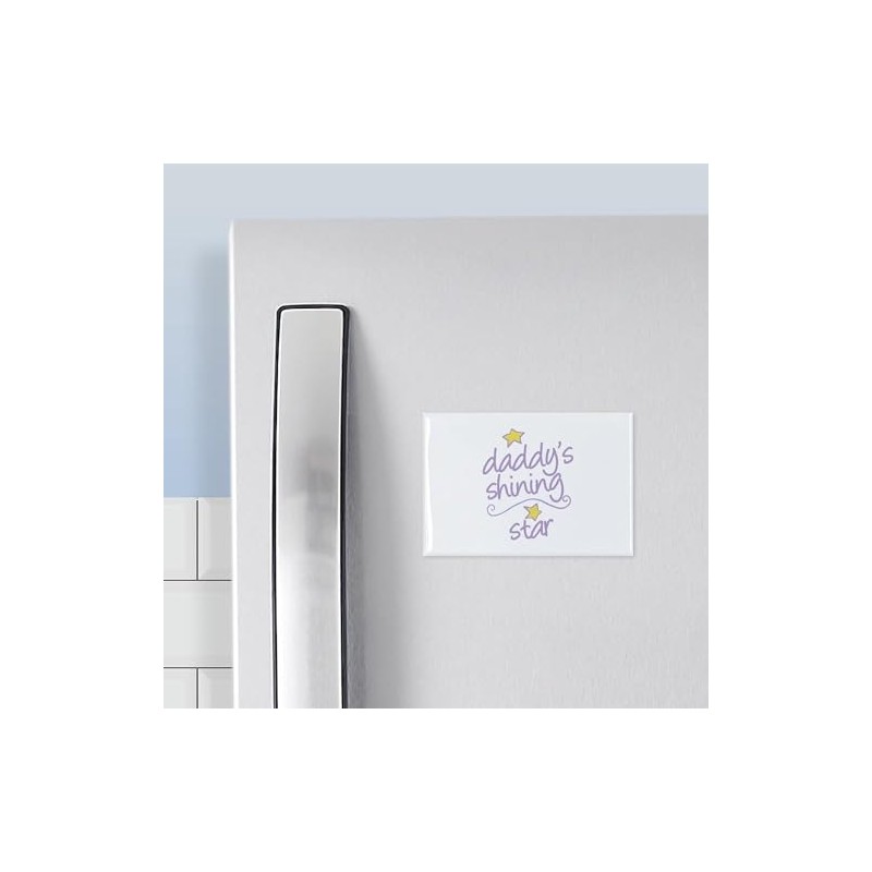 CafePress Daddys Shining Star Magnets Rectangle Magnet, 2"x3" Refrigerator Magnet
