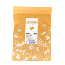 Matsuba Tea Bag 0.1 oz (2.5 g) x 40 Packets (3.5 oz (100 g), Made in Tokushima Prefecture, No Pesticides (No Pesticides), Additive-free, Safe and Eco-Friendly Tea Bag Material Derived from Red Matsu,